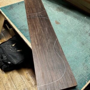 Madagascan rosewood lumber billet