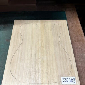 Obeche Guitar Body Blank
